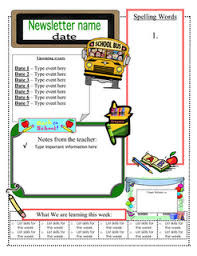 My Back To School Newsletter Classroom Newsletters