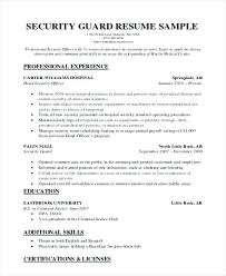 How to write security officer resume. Security Guard Resume Example 2019 Lebenslauf Vorlage