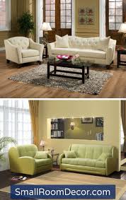 A sofa + 2 chairs start with a great sofa, then place a pair of chairs across from it. 7 Couch Placement Ideas For A Small Living Room