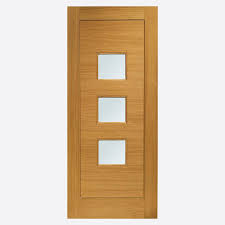 Double Glazed External Oak Door