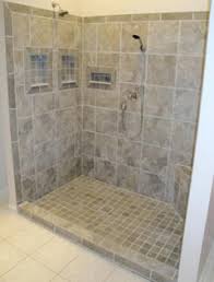 solid surface shower pan or tiled