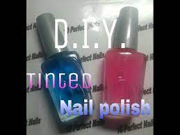 tinted nail polish
