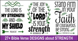Bible Verses about Strength: Free SVG Files and Cricut Designs – DIY Projects, Patterns, Monograms, Designs, Templates