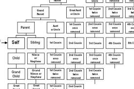 64 Cogent Cousin Family Tree Chart