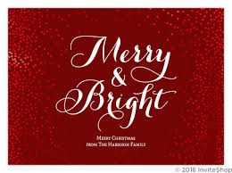 Brookhollow is your source for personalized holiday cards and many other business greeting cards. Red Foil Beautiful Confetti Framed Typographic Christmas Card Foil Christmas Cards