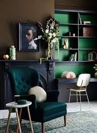 Horchow has gorgeous vintage reproduction pieces, and you can easily paint a chest of drawers in emerald green for a pop of color in the room. Color Clash Emerald And Teal Shop The Look Emily Henderson
