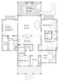 View Orientated Coastal House Plans