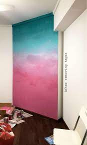 Ombre Wall Painting Hobbies Toys