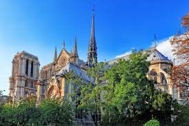 Notre Dame De Paris Cathedral Garden