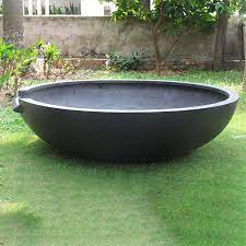 Low Bowl With Spillway Planter The