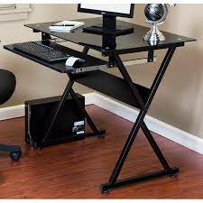 Allows the long and short sides to be interchangeable for work space customization. Symple Stuff Suydam Glass Computer Desk Reviews Wayfair