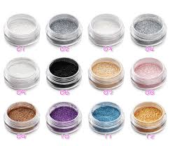 12 color loose eyeshadow pigment powder