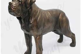 American Bulldog Garden Statue