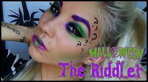 the riddler halloween makeup you