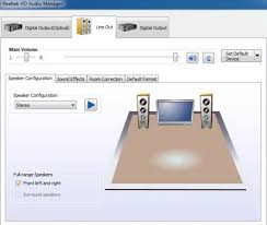 reinstall realtek hd audio manager