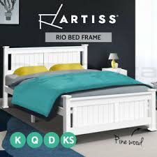 artiss bed frame queen double king