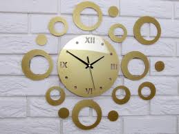 Clock Wall Clock Modern Wall Clock Gold