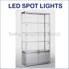 led glass display showcases cabinet