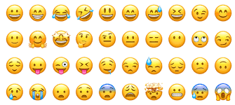 Cartoon character chat cue design emoji emojis emoticon emotion expressionless emoji face feeling like media message mood smile social yellow. Emoji Meaning Can Be Confusing So Here S Your Emoji Field Guide