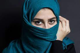 muslim with beautiful eyes