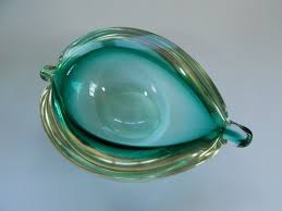 Small Vintage Murano Art Glass Geode