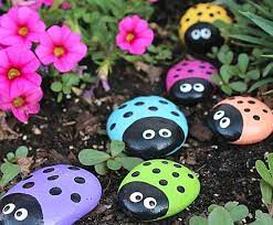 Painted Rock Ideas For The Garden