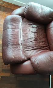 reclining leather easy chair