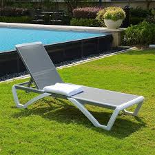 Runesay Metal Outdoor Chaise Lounge