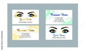 vecteur stock makeup artist business