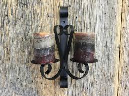 Metal Candle Wall Sconce For Pillar