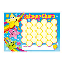 Happy Stars Childrens Mini Sticker Chart Brainwaves