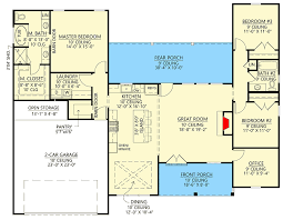 3 Bed Modern Farmhouse Plan With Just