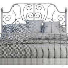 Ikea Leirvik Bed Bed 3d Models