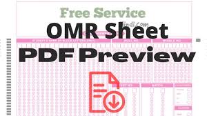 omr sheet pdf 50 100 150