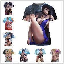 Ahegao Manga Hentai Loli 3D T-Shirt Unisex Style Women Men Kids Short  Sleeve | eBay