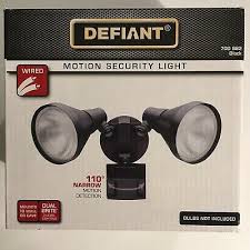 defiant 110 degree motion activated