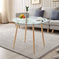 Modern Round Glass Dining Table