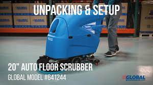641244 global industrial floor scrubber