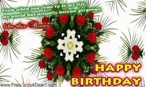 There is no better way than greeting them with some most beautiful symbol of love like red roses with birthday wishes. Cool Gif Images Rose Happy Birthday Gif Flowers