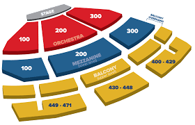 seating chart american theatre