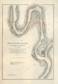 Mississippi 1866 Mississippi River Charts Sheet From Cairo Il To St Marys Mo Mississippi River Charts Sheets From Cairo Il To St Marys Mo By