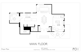 draw an architectural floor plan in