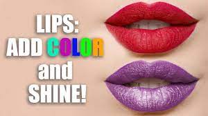 lip color enhancement in photo