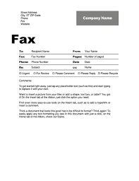 Fax Cover Sheet Professional Design