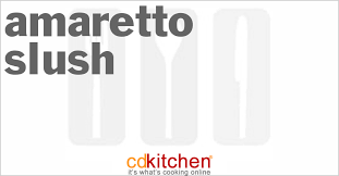 amaretto slush recipe cdkitchen com