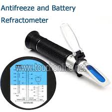 Us 29 99 Ethylene Glycol Propylene Glycol Antifreeze And Battery Refractometer Ta 503atc In Refractometers From Tools On Aliexpress