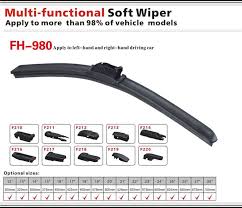 China Jecars Wiper Blade Refills Size Chart For Multi