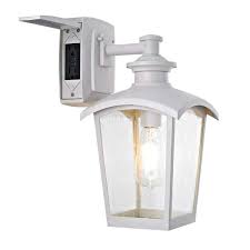 white outdoor wall lantern sconce