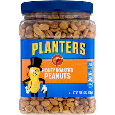 planters dry roasted honey peanuts 34