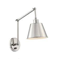 Crystorama Mit A8021 Pn Mitchell Wall Mount In Polished Nickel Foundry Lighting